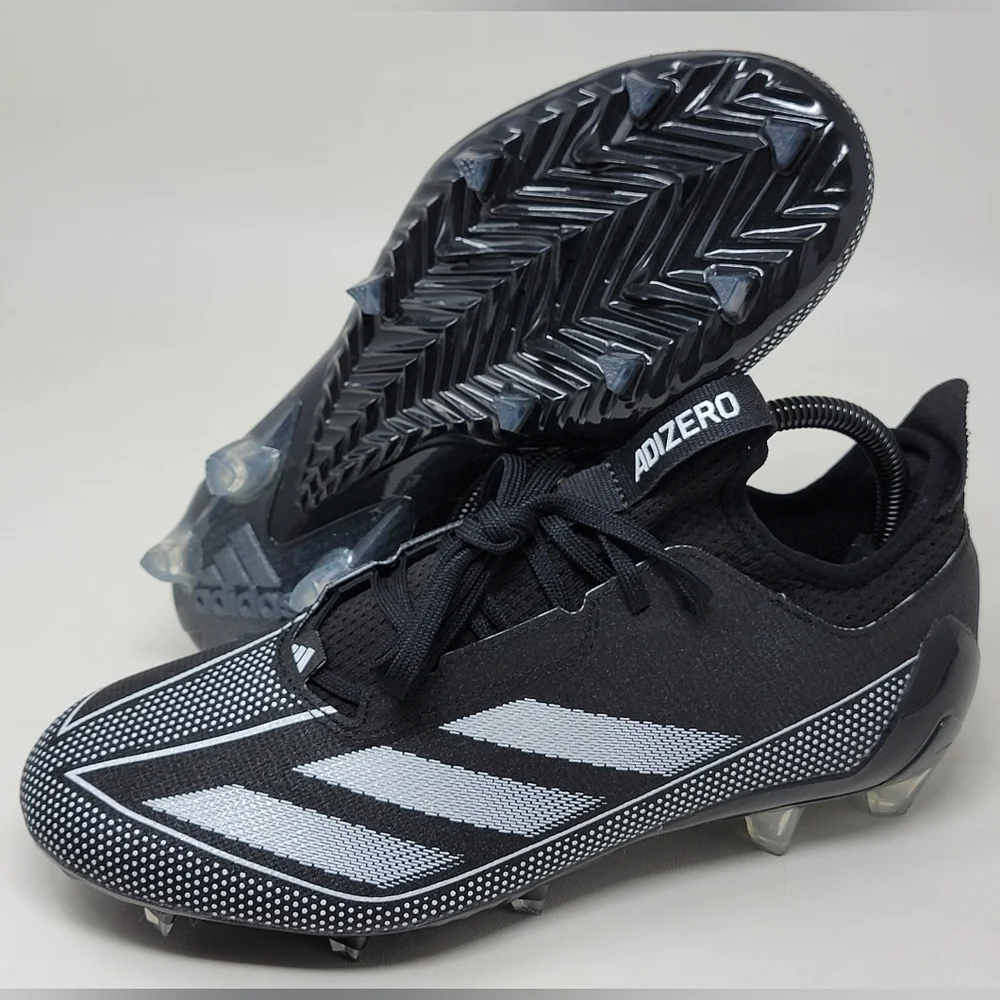Adidas Adizero Electric.1 IF2426 Black White Football Cleats Men's Size 8 New